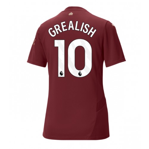 Manchester City Jack Grealish #10 Rezervni Dres za Ženska 2024-25 Kratak Rukav